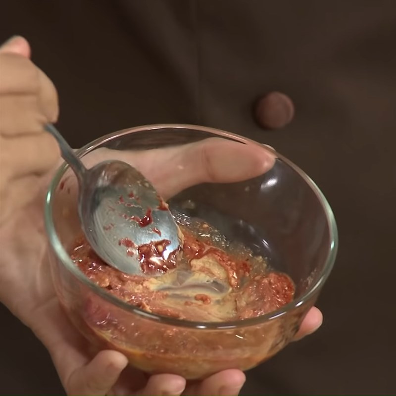 Bước 2 Làm sốt chao Nấm rơm kho chao