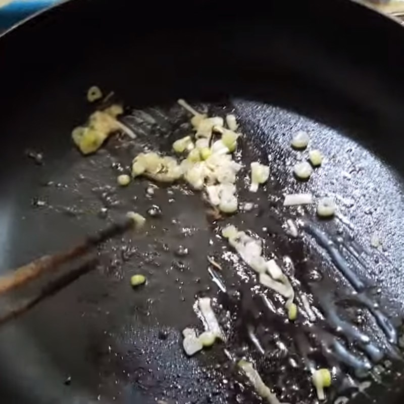 Bước 2 Xào đậu hũ Bì chay đậu hũ