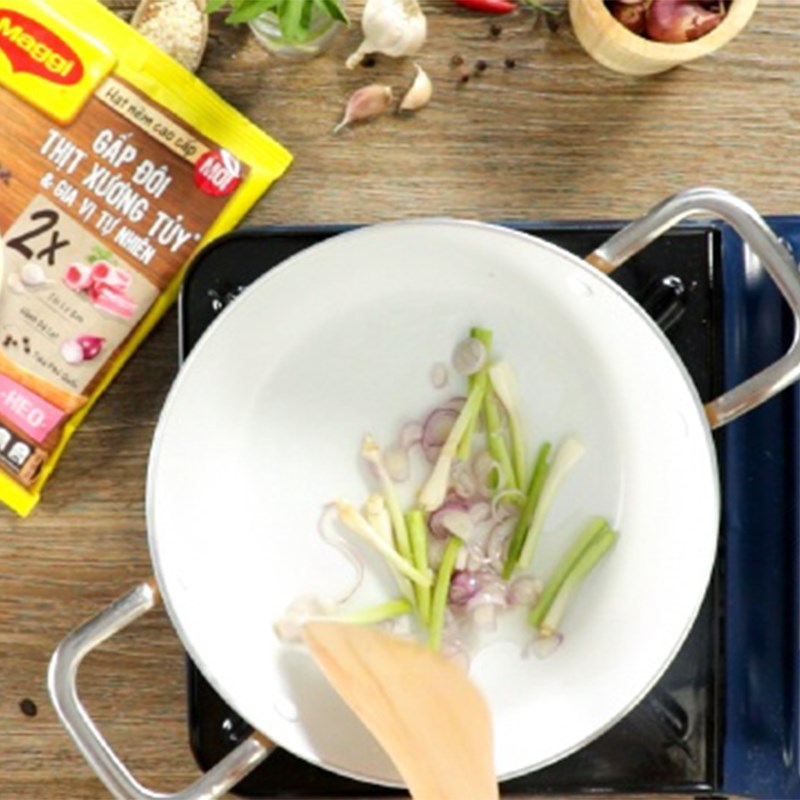 Bước 3 Nấu canh Canh vịt nấu măng