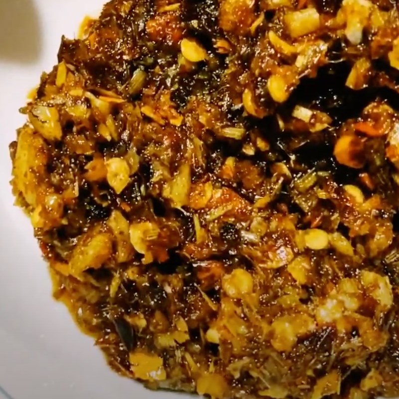 Bước 3 Xào sa tế Bún sườn bò