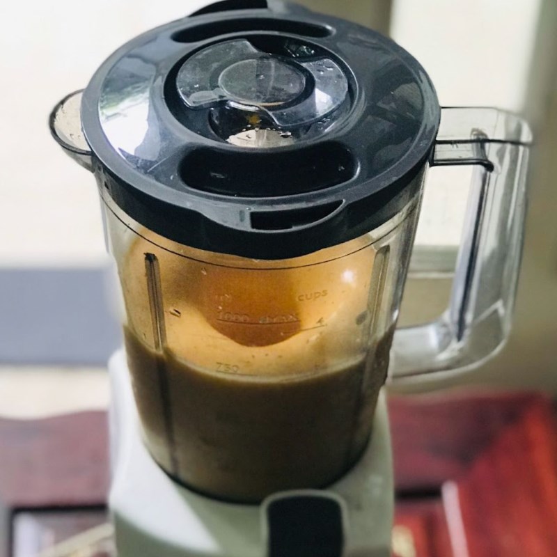Bước 2 Xay sinh tố xoài Sinh tố xoài