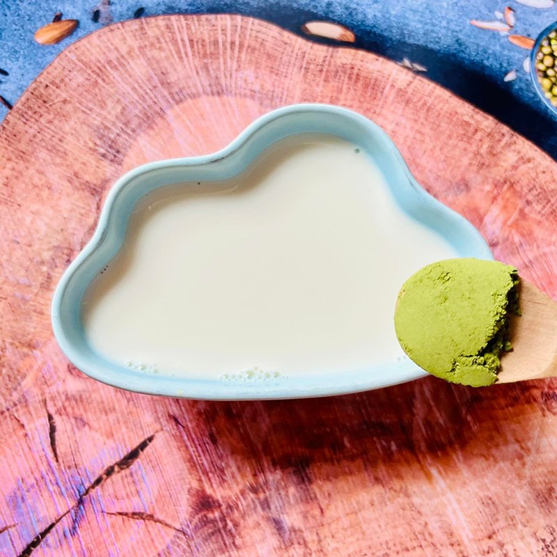 Bước 2 Tiến hành làm hỗn hợp matcha Sữa hạt điều matcha (công thức được chia sẻ từ người dùng)