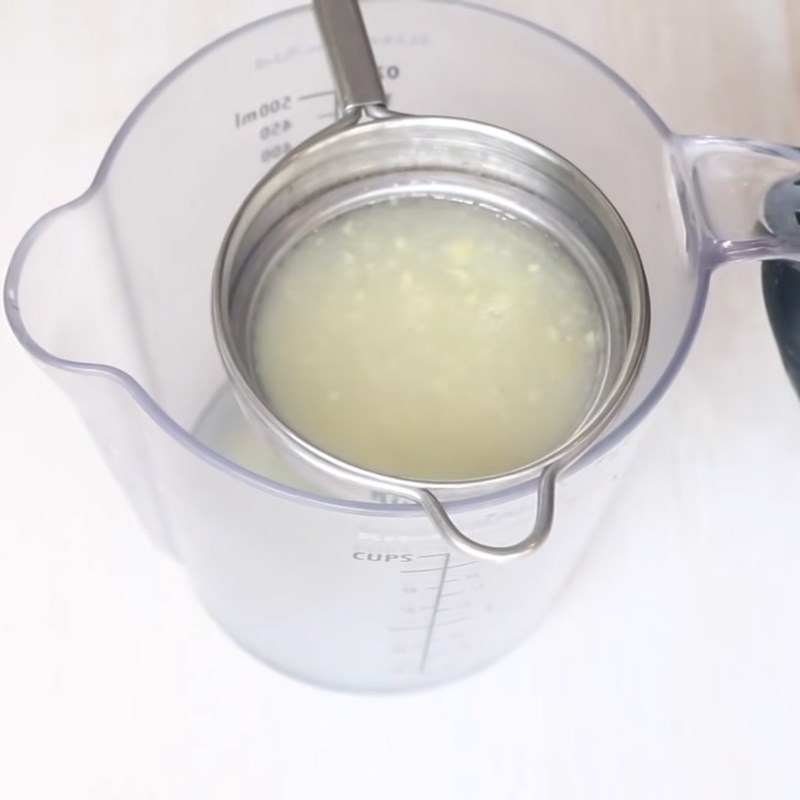 Bước 2 Xay và lọc nước nha đam Nước ép nha đam