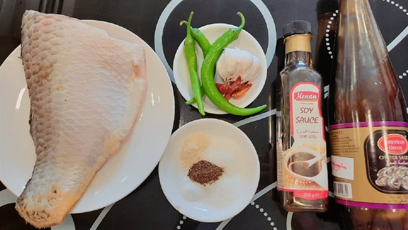 Nguyên liệu món ăn cá chép kho cay