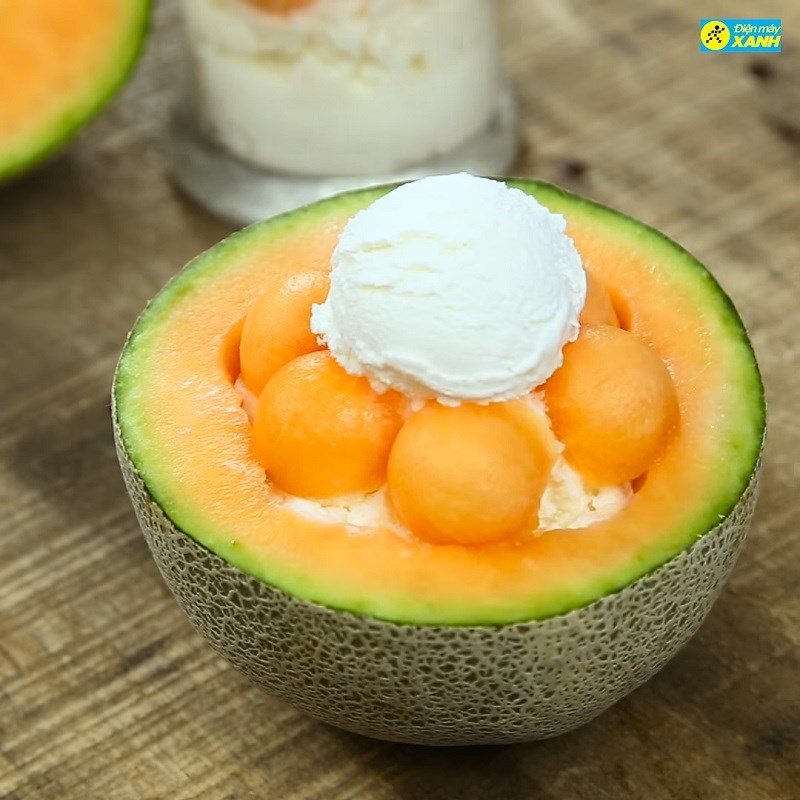 Bước 3 Thành phẩm Bingsu dưa lưới