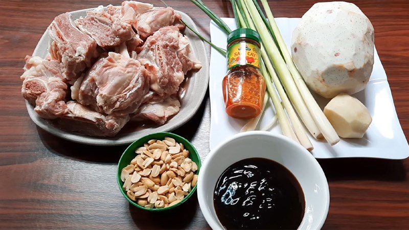 Nguyên liệu món ăn 3 cách nấu sườn bò hầm