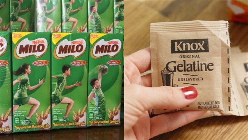 Nguyên liệu món ăn 2 món bánh pudding milo
