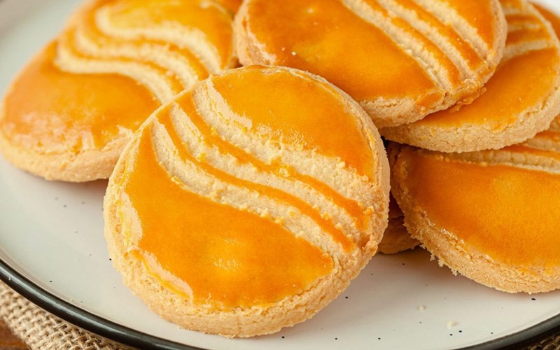 Bánh quy phô mai hạnh nhân bằng nồi chiên không dầu 