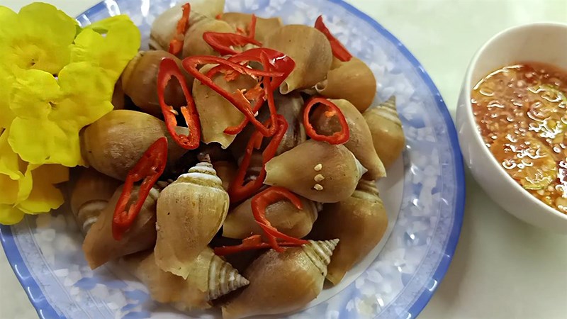 Ốc nhảy hấp sả