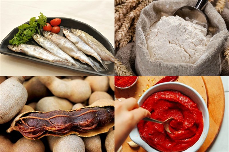 Nguyên liệu món ăn cá trứng chiên