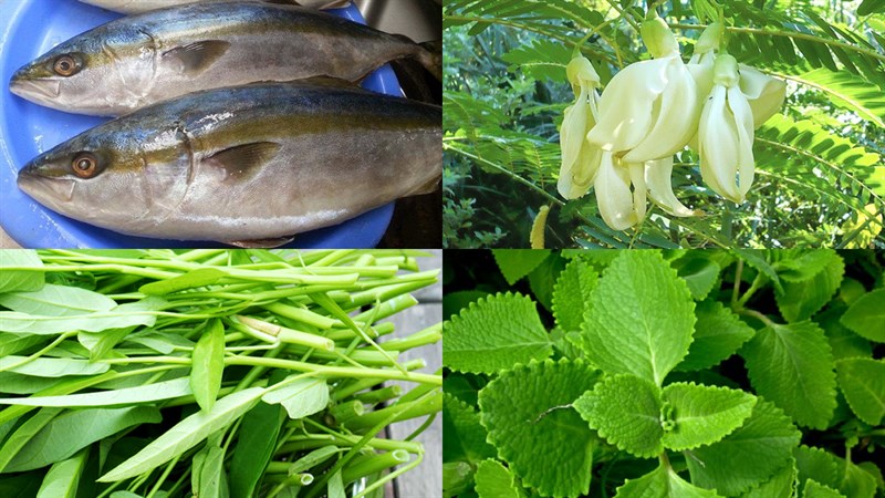 Nguyên liệu món ăn 2 cách làm cá cam nấu canh chua