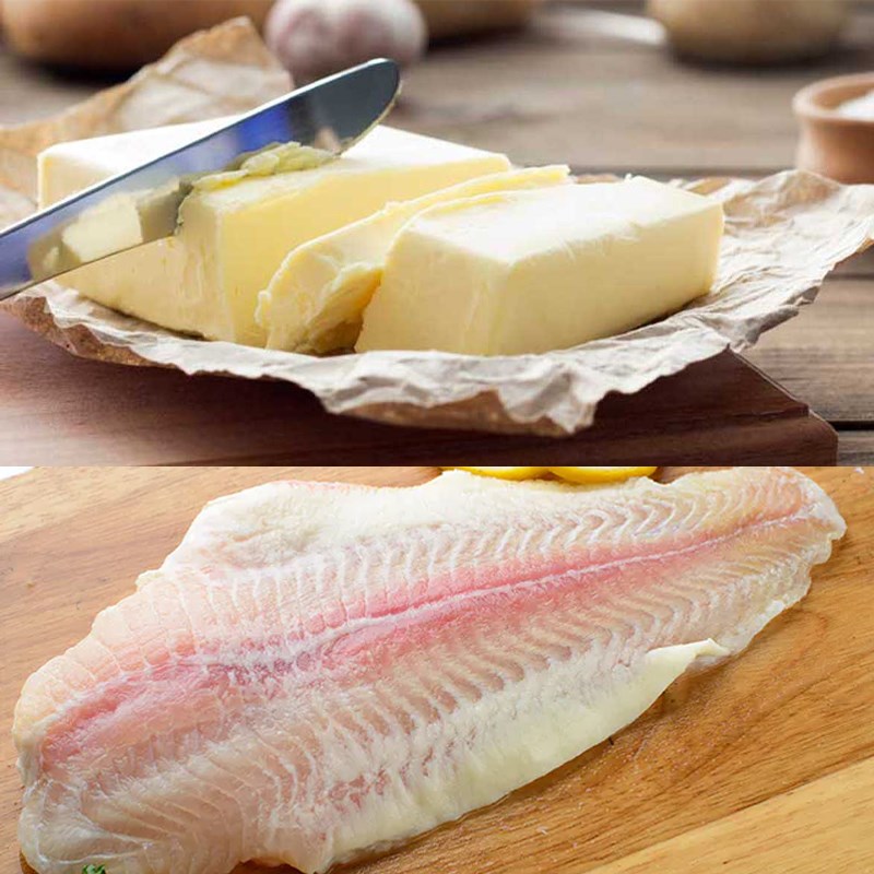 Nguyên liệu món ăn cá nướng bơ