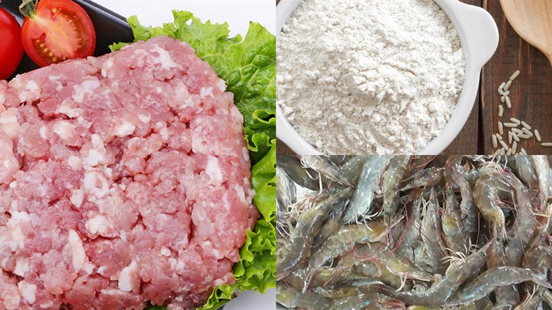 Nguyên liệu món ăn bánh đùm