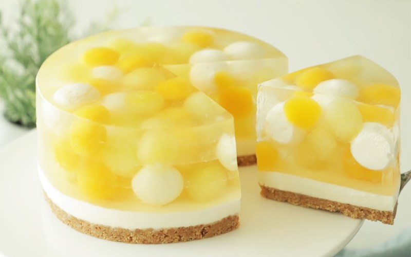 Cheesecake thạch xoài