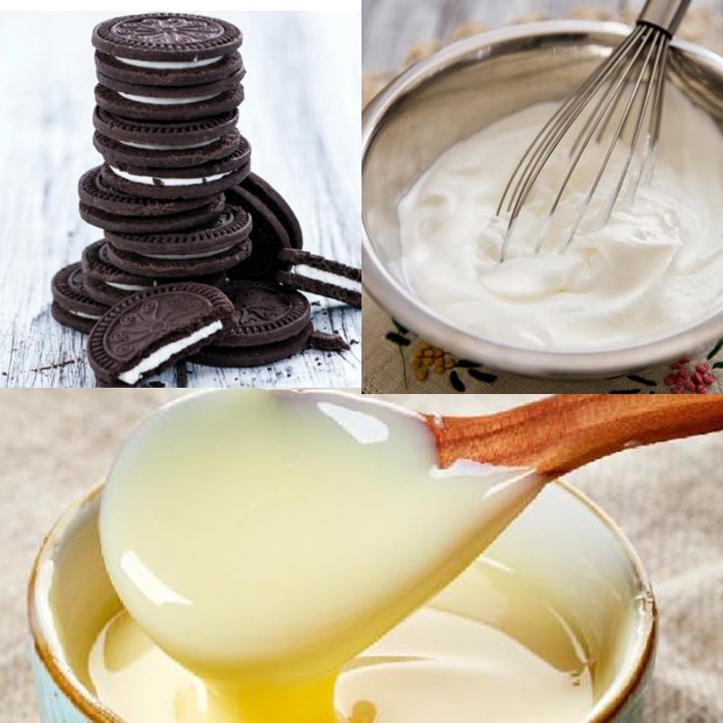 Nguyên liệu món ăn kem oreo