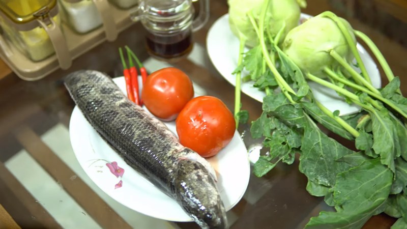 Nguyên liệu món ăn cá kho su hào