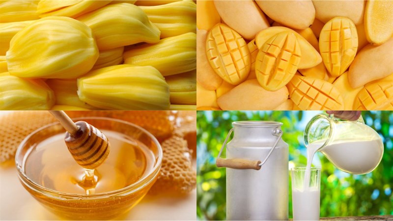 Nguyên liệu món ăn sinh tố mít