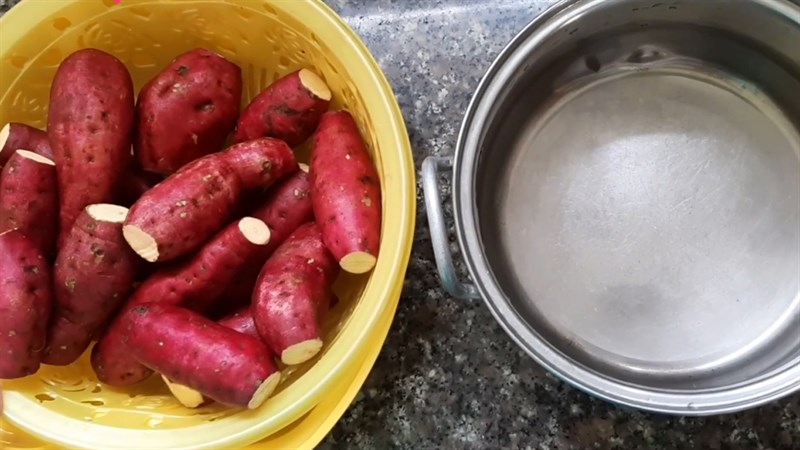 Nguyên liệu món ăn khoai lang luộc