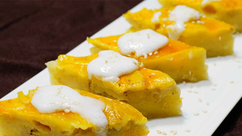  Bánh chuối hấp nước cốt dừa