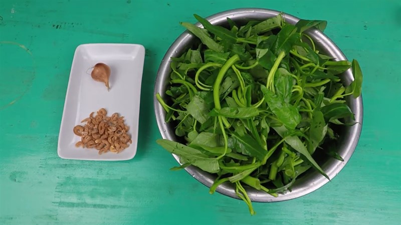 Nguyên liệu món ăn 2 cách nấu canh rau muống