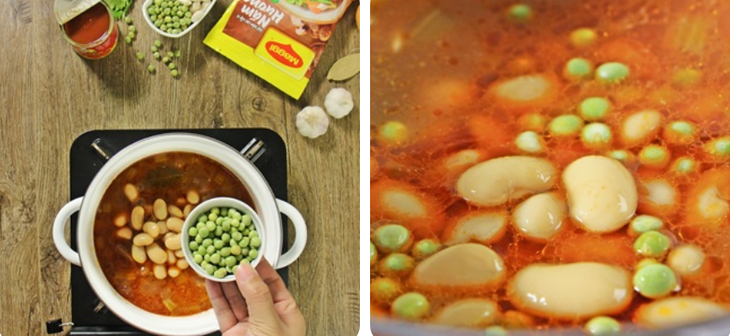 Bước 3 Hầm bò và đậu Bò hầm bia