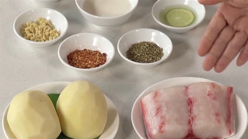 Nguyên liệu món ăn 2 cách làm cá bớp nướng muối ớt và nướng sốt mayo