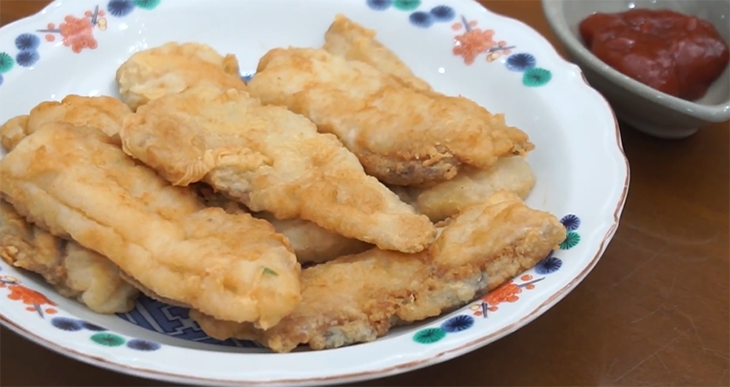 Bước 4 Thành phẩm Cá khoai chiên giòn