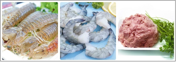 Nguyên liệu món ăn chả bề bề và nem bề bề