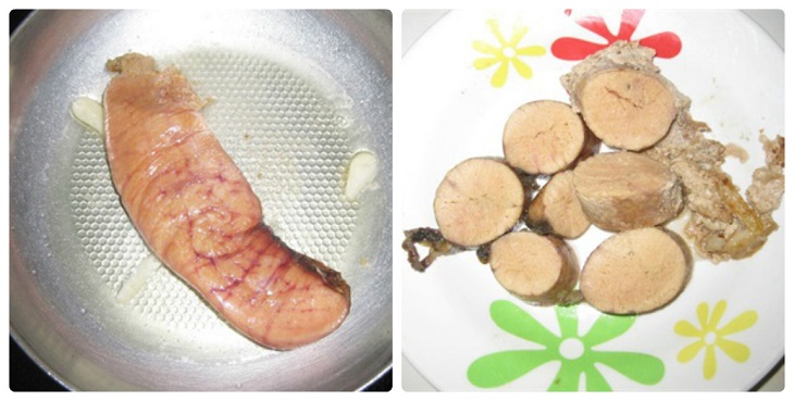 Bước 2 Chiên sơ trứng cá Trứng cá thu kho thơm