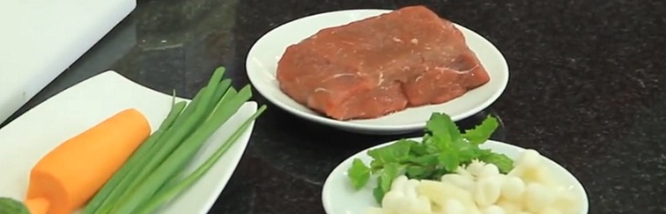 Nguyên liệu món ăn 2 cách nấu cháo thịt bò