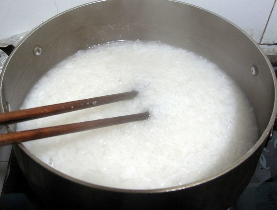 Bước 3 Nấu cháo Cháo tim cật heo