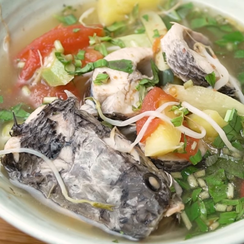 Bước 5 Thành phẩm Canh chua cá lóc
