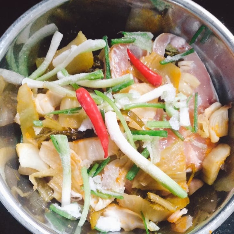 Bước 3 Kho cá Cá trắm kho dưa