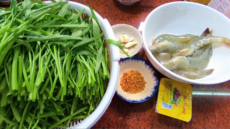 Nguyên liệu món ăn 2 cách nấu canh rau muống