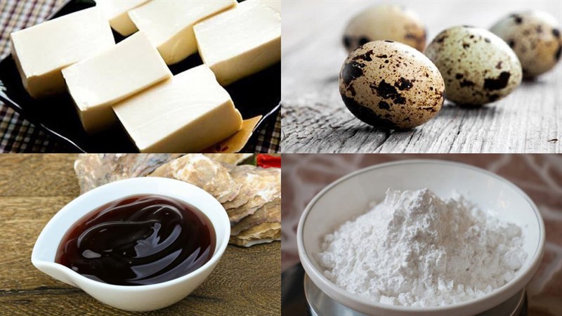 Nguyên liệu món ăn 3 cách làm đậu phụ hấp