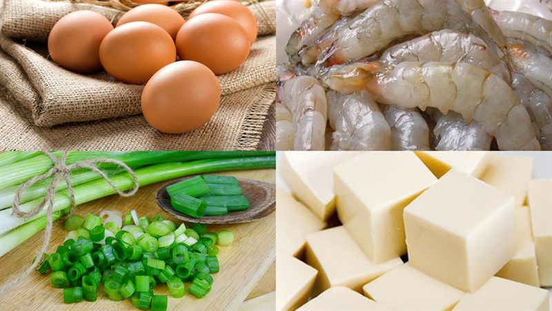 Nguyên liệu món ăn 3 cách làm đậu phụ hấp