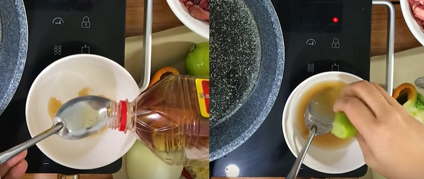 Bước 3 Làm nước trộn gỏi Gỏi bắp bò