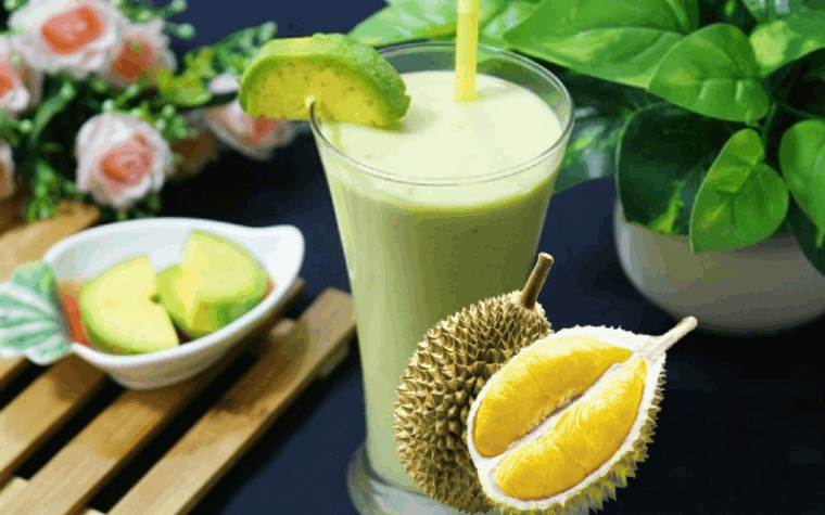Bước 3 Thành phẩm Sinh tố sầu riêng bơ