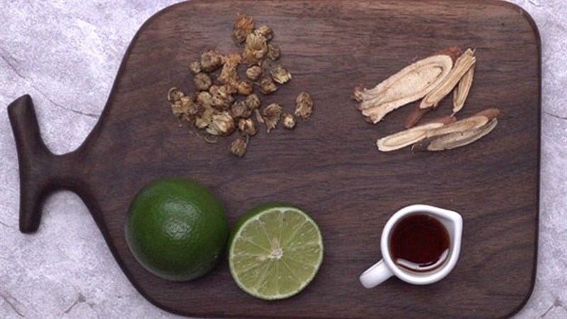 Nguyên liệu món ăn trà giải cảm