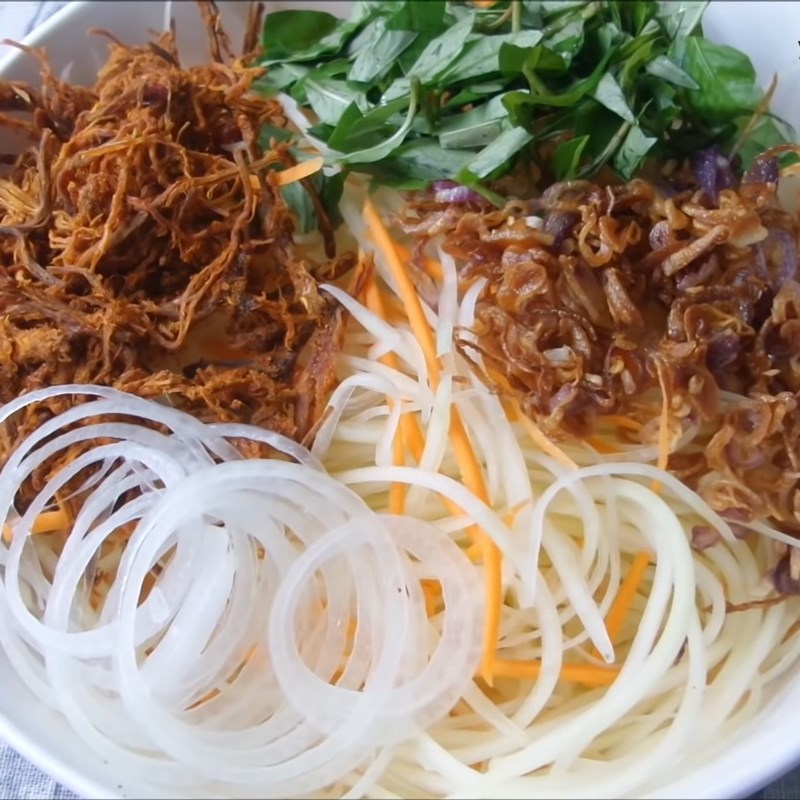 Bước 4 Làm nộm đu đủ Nộm đu đủ bò khô