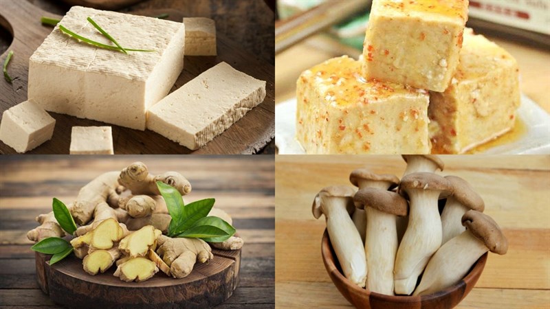 Nguyên liệu món ăn 2 cách làm đậu hủ hấp