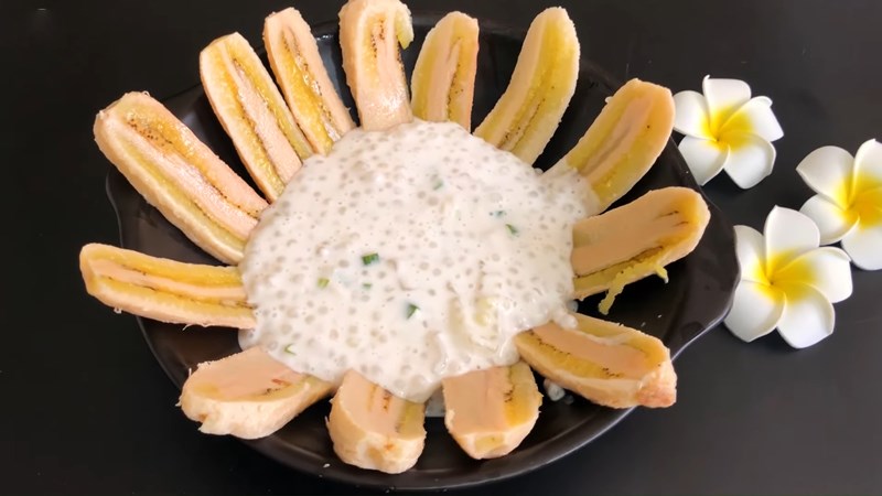 Chuối xào dừa