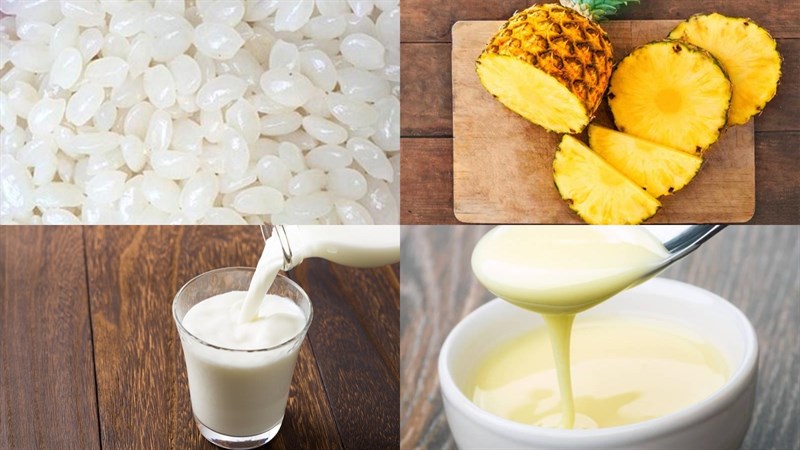 Nguyên liệu món ăn sữa chua hạt đác