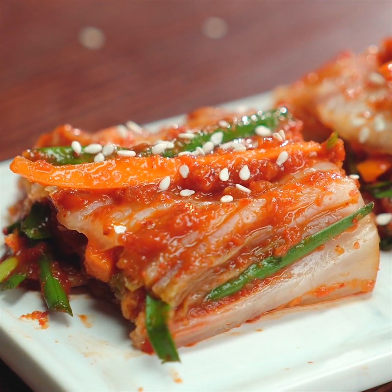 Bước 7 Thành phẩm Kim chi cải thảo