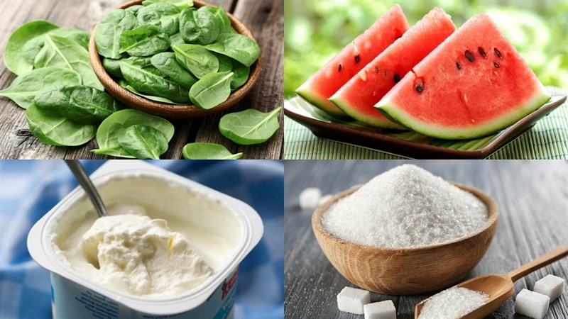Nguyên liệu món ăn 7 cách làm sinh tố cải bó xôi