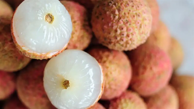 Nguyên liệu món ăn trái vải sấy bằng nồi chiên không dầu