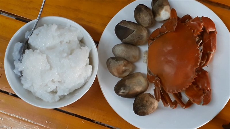 Nguyên liệu món ăn 3 cách nấu cháo cua biển