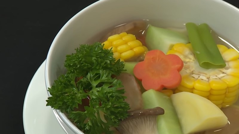 Canh cà rốt chay