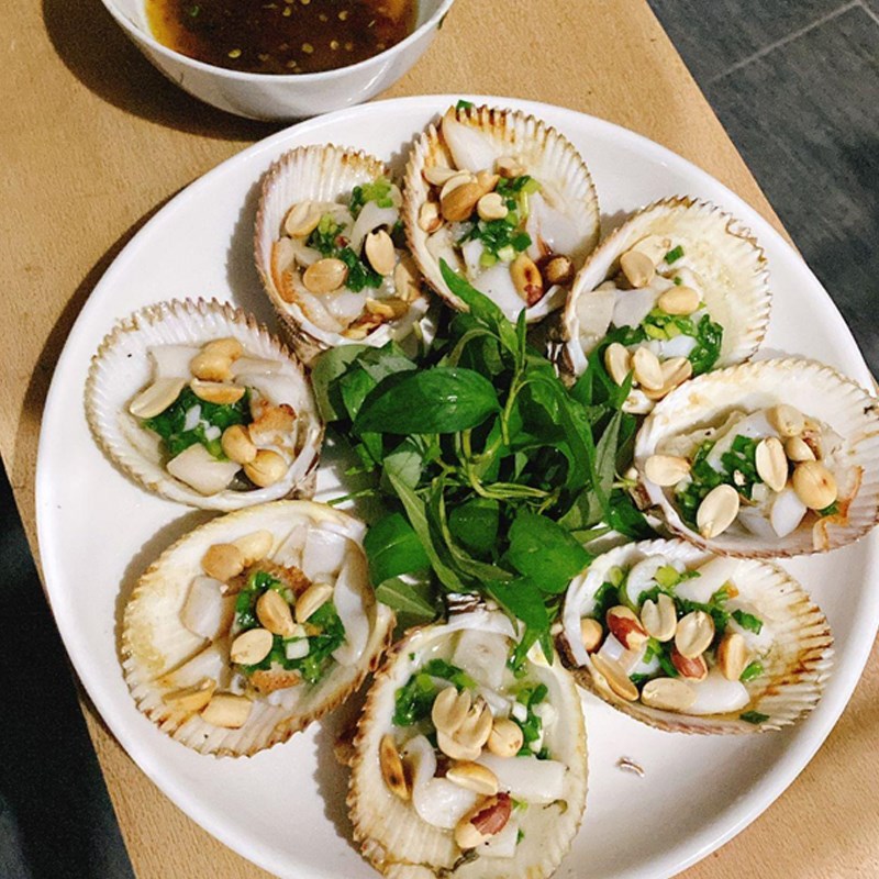 Bước 8 Thành phẩm Sò dương nướng mỡ hành