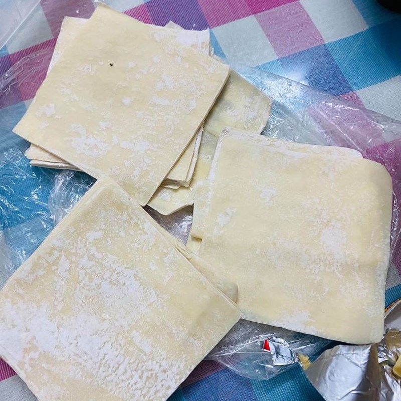 Bước 4 Làm hoành thánh Mì hoành thánh xá xíu